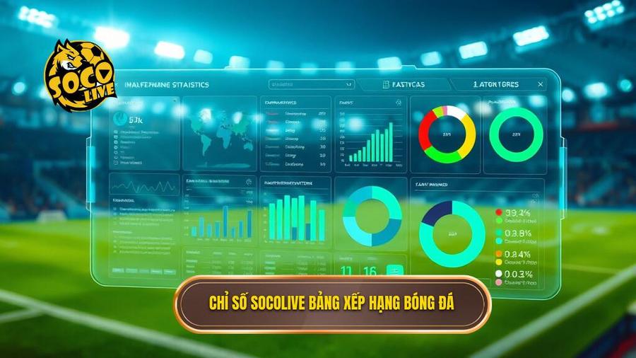 Phân tích các chỉ số trong Socolive bảng xếp hạng bóng đá