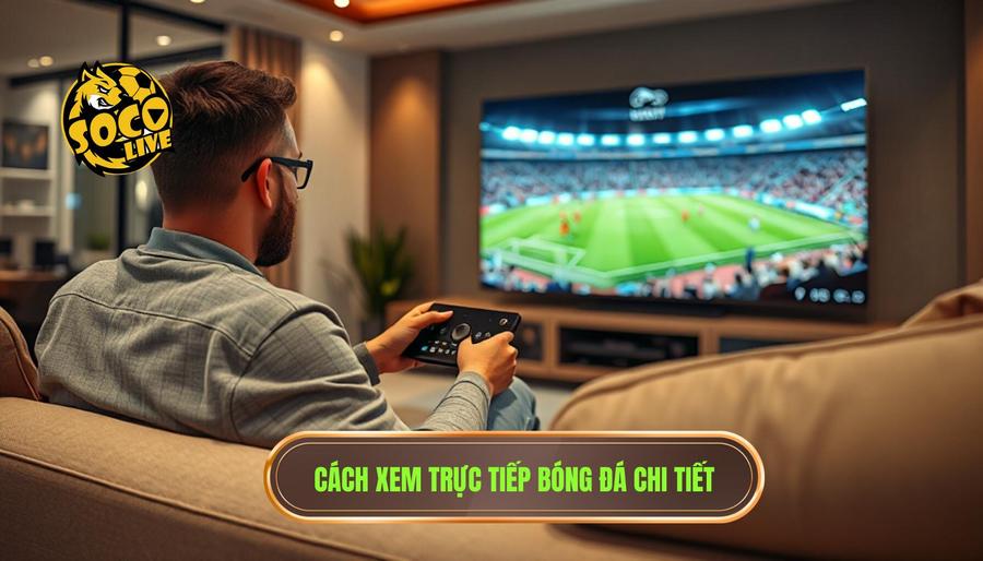 Hướng dẫn chi tiết cách xem trực tiếp bóng đá